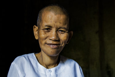 nun - angkor, cambodia