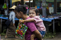 shan market - inle lake, burma